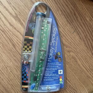 Hokey Spokes Bicycle‎ Safety Lights NEW Programmable Custom Text Yellow Summer